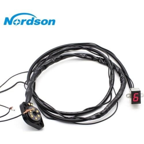 Nordson Motorcycle 1-6 Level Plug Mount Speed Gear Display Indicator Motorcycle Gear Shift Indicator for Benelli Bn302 BN300