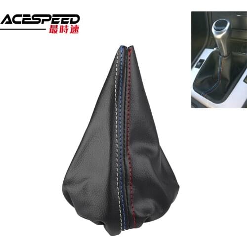 Manual Gear Shift Collar Leather Handbrake Gaiter Boot Cover For BMW E46 1999-2005 3Series E36 M3 1991-1998