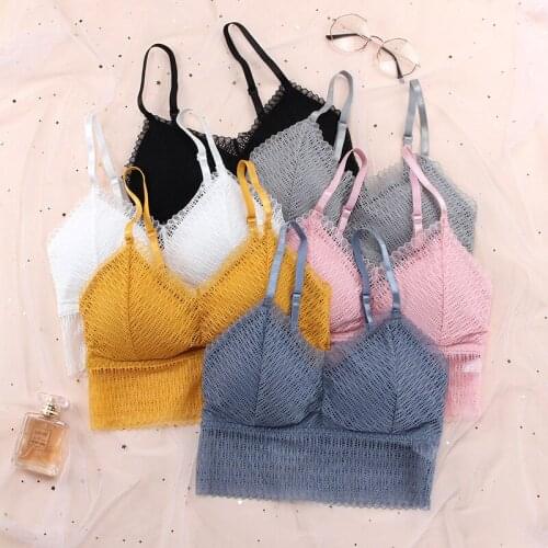 Lace Bras for Women Lingerie Underwear Bralette Fashion Sexy Push Up Brassiere Female Sports Intimates Underwear Bralette