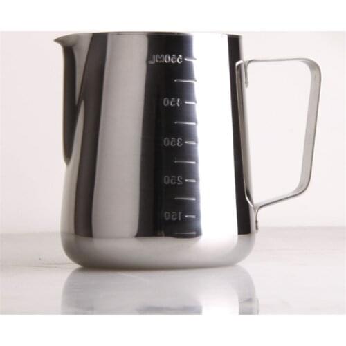 600ml Stainless Steel Espresso Coffee Pitcher Barista Kitchen Home Craft Scale Coffee Latte Milk Frothing Jug