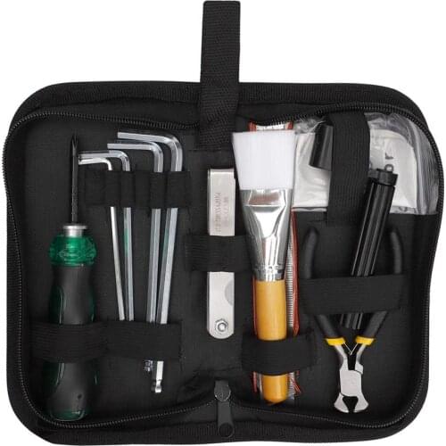 2020 Top selling 12Pcs/Set Stagehand Tech Compact Tools Kit for Guitar & Bass Repair String Replace Luthier Tool