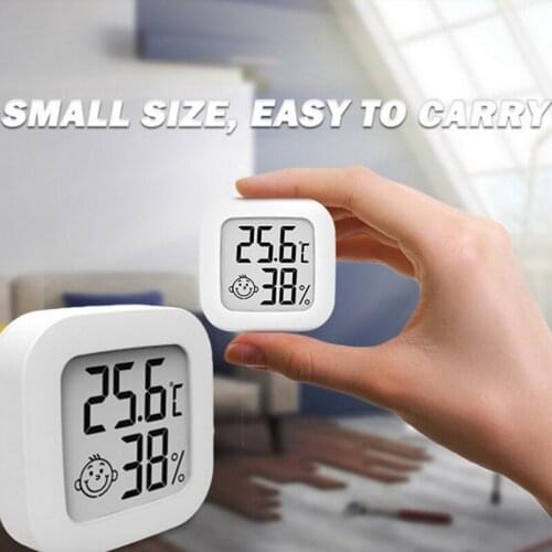 Mini Indoor Thermometer LCD Digital Temperature Room Hygrometer Gauge Made from good quality ABS plastic