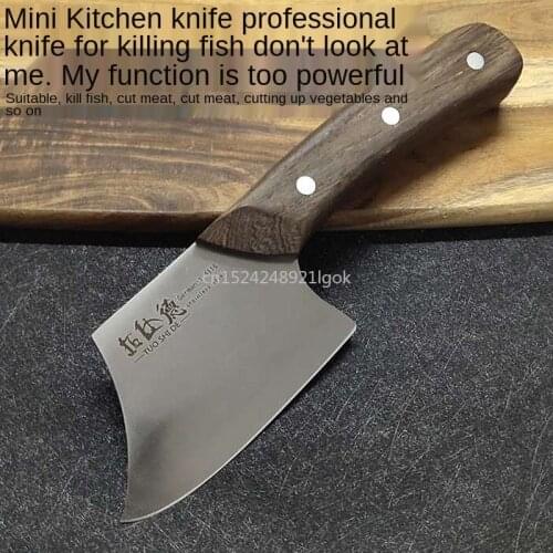 Multi-function Small Kitchen Knife Mini Kitchen Knife Butcher Knife Professional Fish Knife Slicing Knife Meat Cutting Knife