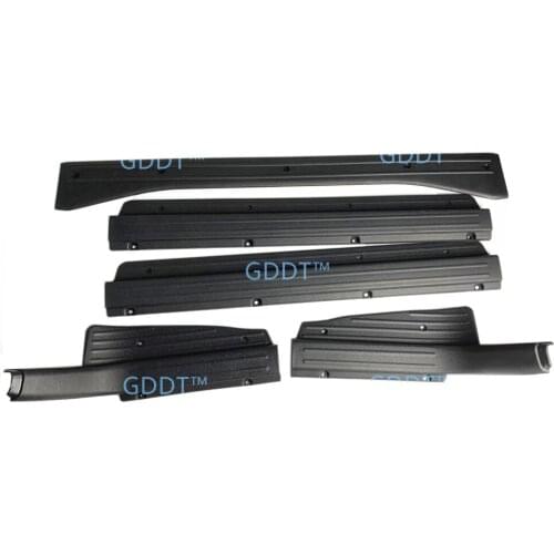 Wide Body 1989-1999 Floor Cover for Pajero 2nd Door Sill for Montero Inner Press Decoration Strip for Shogun 5 Pieces Kit