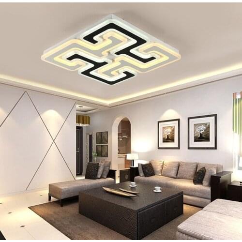 2021 New Ultra-thin LED Ceiling Lamp Stylish Atmosphere Bedroom Lamp Modern Personality Black and White Living Room Room Lamp