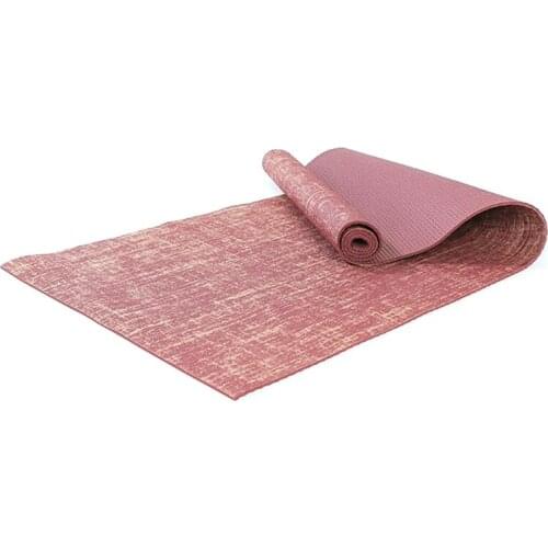 NEW-Yoga Mat Jute Extra Thick Exercise & Fitness Mat for All Types of Yoga, Pilates & Floor Exercises