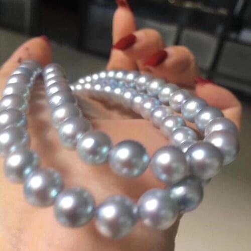 D109 Pearls Necklaces Fine Jewelry Natural Ocean Akoya 8-8.5mm Akoya Peals Necklaces for Women Fine Pearls Necklaces