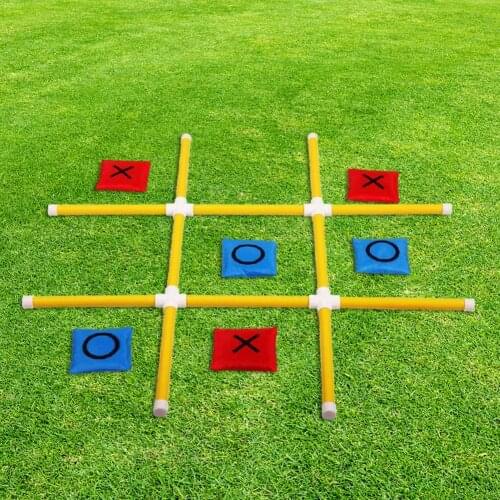 Portable OX Flag Throwing Game Set Lightweight Grid Games For Children And Adults Outdoor Indoor Multiplayer Game Toy