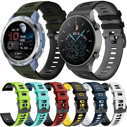 EasyFit Sport Silicone Watchband For HUAWEI Watch GT 2 Pro GT2 46mm 42mm Strap For Honor GS Pro / ES/ MagicWatch 2 Band Bracelet