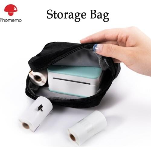 Phomemo Thermal Printer Storage Bag Suitable for M02/M02S/M110/M02 Pro Thermal Paper Roll Storage Bag