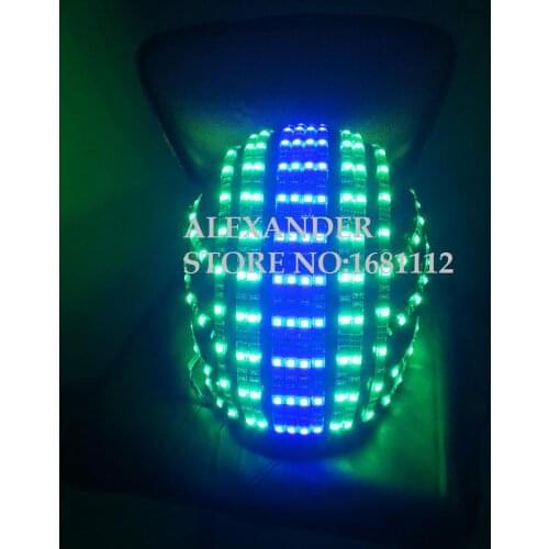 LED helmet/ Luminous helmet/ Alexander robot