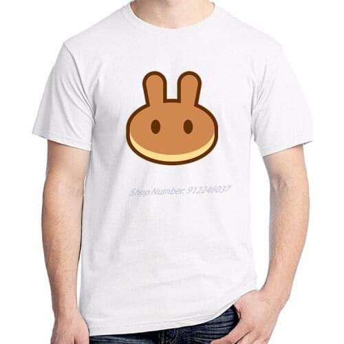 Funny Men t-shirt Cryptocurrency Miner PancakeSwap ZenCircle Tee Shirt Men Fashion T Shirt Casual Tops T-Shirts Men clothing