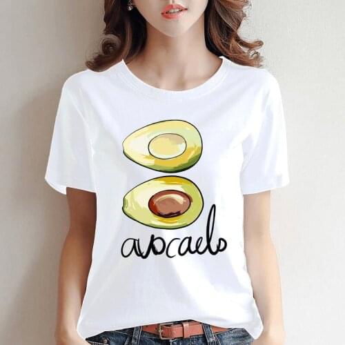 Women Summer White Cartoon Print T-shirt Women Casual Basic Streetwear Fashion Tee Loose O-Neck Lady Top Short Sleeve Tops