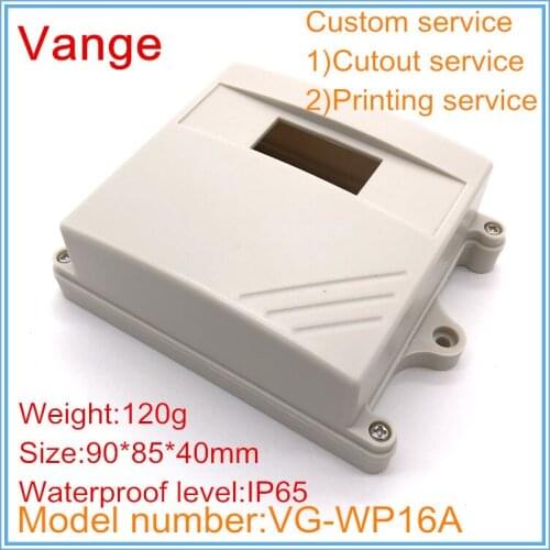 1pcs/lot electronic project box injection waterproof case IP65 ABS plastic enclosure housing for meter box 90*85*40mm