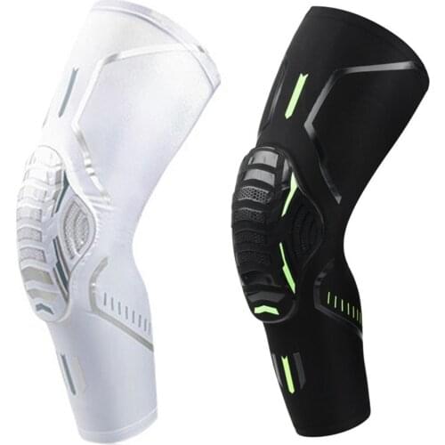 1 Piece Basketball Kneepads Elastic Foam Volleyball Knee Pad Protector Fitness Gear Sports Training Support Bracers