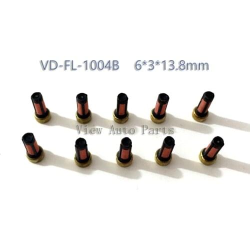 10 pcs for Mitsubishi Audi BMW Fuel Injector Micro Filter MD619962 0280156139 Fuel Injector Repair Kits 6*3*13.8mm VD-FL-1004B