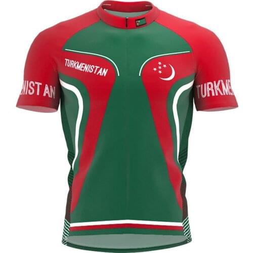 2021 Turkmenistan Summer Multi Types Cycling Jersey Team Men Bike Road Mountain Race Riding Bicycle Wear Bike clothing Quick Dry