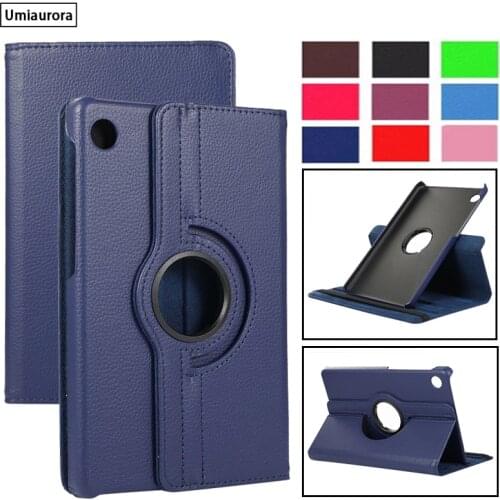 360 Rotating Case for Huawei MediaPad M5 Lite T3 8” PU Leather Cover for MatePad T8 8.0 Kobe2-L03 KOBE2-L09/W09 Tablet Case