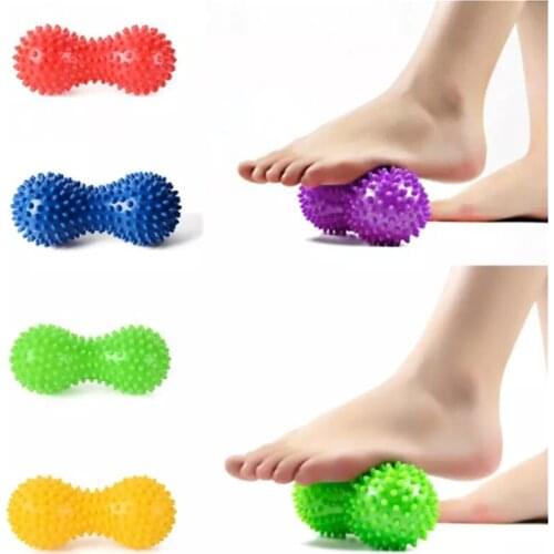Peanut Massage Ball Fitness Sport Yoga Ball Relieve Body Stress PVC Resistant Foot Spiky muscle Massager