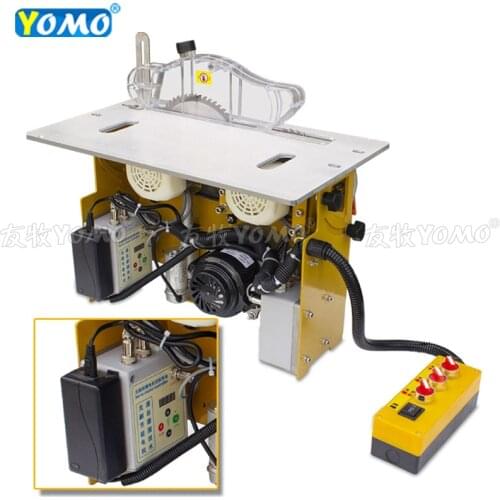 Dust-Free Lifting Table Saw Multifunctional Woodworking Sliding Table Saw Precision small table panel saw 45/90 degree