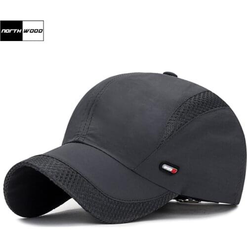 [NORTHWOOD] Brand Outdoor Breathable Mens Summer Cap Mesh Baseball Cap Women Quick-Drying Dad Hat Sunscreen Snapback