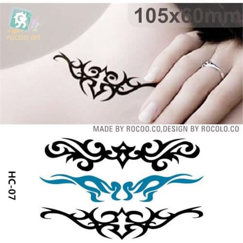 Body Art waterproof temporary tattoos for men women individuality 3d totem design flash tattoo sticker Free Shipping HC-007