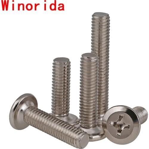 Furniture Large Flat Head Upside-down Cross Screw Furniture Link Screws Home Large Flat Round Head Cross Screw 50PCS