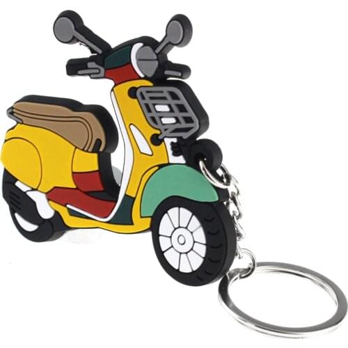 Motorcycle Keychain Key Ring For Piaggio VESPA GTS300 Sprint Primavera Super GTV LX PX ET Spring 150 co-branded edition