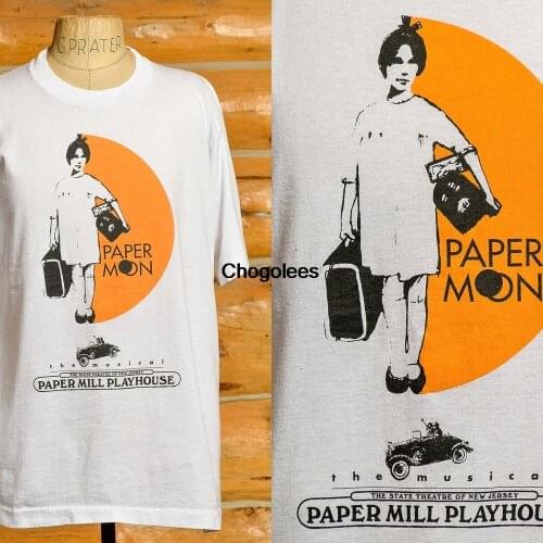 90s Paper Moon the Musical Movie Promo Cotton T Shirt