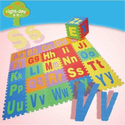 Children mini Foam Alphabet Letters Numbers Floor Soft Baby Mat 3D puzzle Kids Educational toys