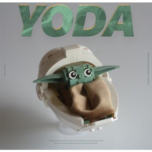 1piece 10cm Star Wars Master Yoda Action Figures Educational Building Blocks Brick Toys For Children gift