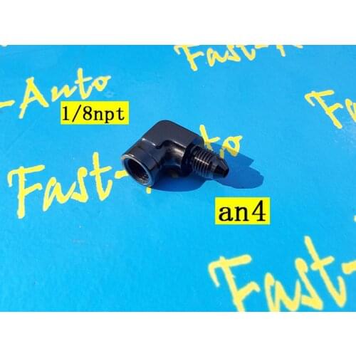 Forged female npt1/8 1/8npt npt 1/8 to 4an an4 an 4 male 90 degree 90degree adaptor adapter tpfe brake hose Fitting