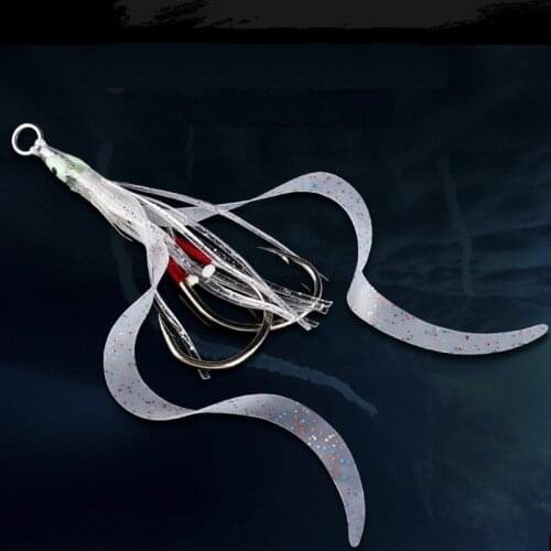 Slowly jig hook 1set fishing tackle slow boat saltwater jigging hooks all for fishing supplier