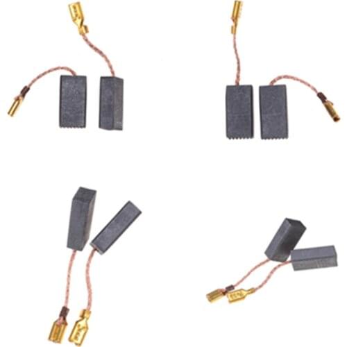 10 Pcs Mini Drill Electric Grinder Replacement Carbon Brushes Spare Parts For Electric Motors Rotary Tool 15*8*5mm