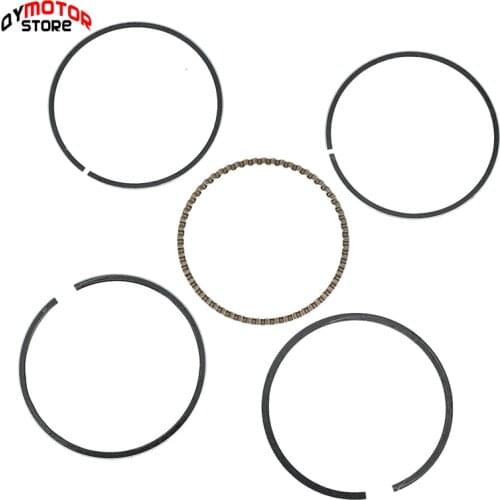 Motorcycle 52.4mm Piston Ring Set For LF 125cc Lifan Horizontal Engines Dirt Pit Bike ATV Quad Monkey Bike Parts 1P52FMI