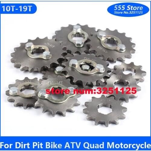 Motorcycle Front Engine Chain Sprocket Gear 420 17 Tooth 20mm For 50cc - 160cc Chinese Pit Dirt Monkey Bike 4 Wheeler ATV Quad