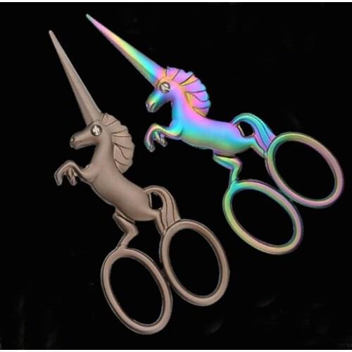 Cutting Scissors Unicorn Snake Scissors Retro Vintage Sharp Sewing Scissors For Tailor Thread Stainless Shears Handmade Fabric
