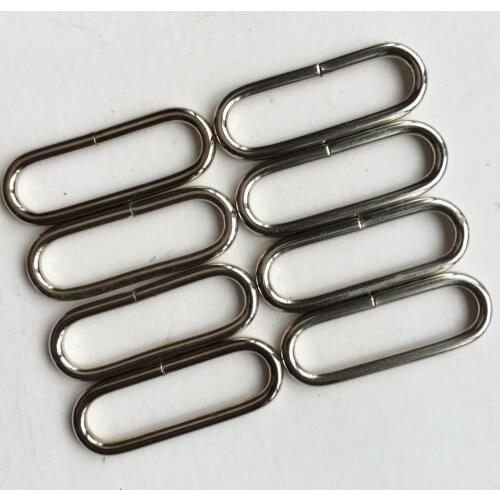 Oval rings for shoes bag buckles inner size 2.0/2.5 cm diy sewing buckles shoes accessories inner height 6mm thickness 2mm