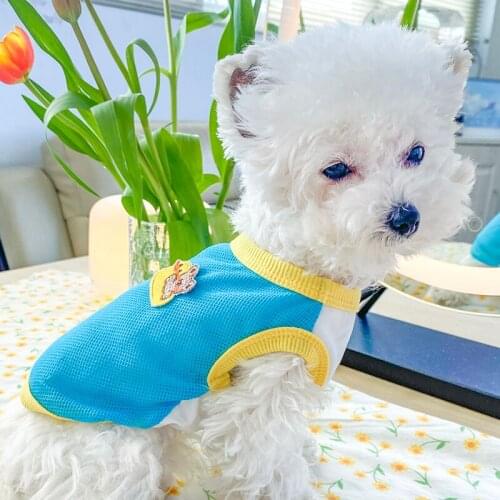 PETCIRCLE Dog Clothes Arctic Ocean Cool Mesh Shirt For Small Dog Puppy Pet Cat Summer Pet Cute Costume Pet Clothes Dog Coat Vest