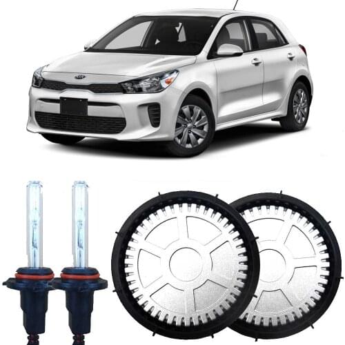 Generation 55W All In One Hi/Lo Beam Error Free 9005 HB3 Lamp Bulbs Alloy Ballasts Cover HID HeadLights For KIA Rio 2020