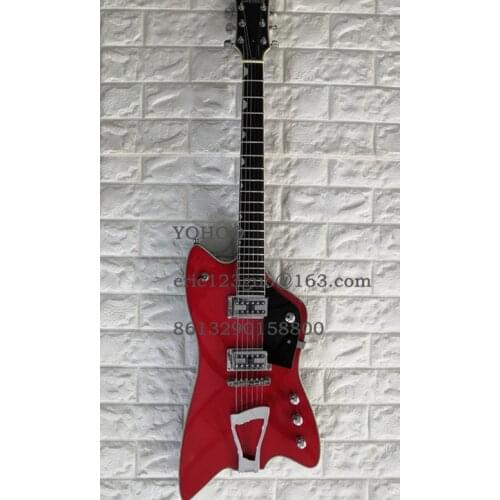 Custom Red Electric Guitar,Rosewood Fretboard has semicircular pearl inlay,free shipping!customized!PayPal available!G-2