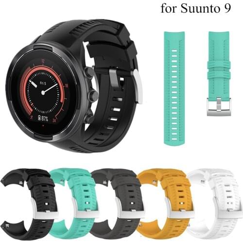 Strap For Suunto9 Baro Silicone 24mm Watchbands Outdoor Sport Bracelet Quick Release Band for Suunto 9 Smartwatch Accessories
