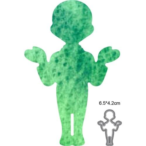 Boy Christmas dies Metal Cutting Dies Stencils For DIY Scrapbooking Decorative Embossing dies Handcraft Dies Cutting Craft dies