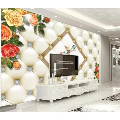 Nordic 3D Wallpapers custom Jewelry Ballet Dancer living room TV backdrop 3d wallpaper wall murals decoration