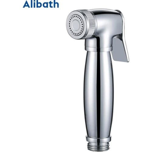 Toilet hand held bidet sprayer kit brass chrome plated bathroom bidet faucet spray shower head with hose & T-adapter & holder