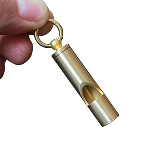Vintage Antique Brass Whistle EDC Sport Outdoor Rescue Emergent Pendant Gear Camp Hike Mountaineer Survive Mountainclimb Referee