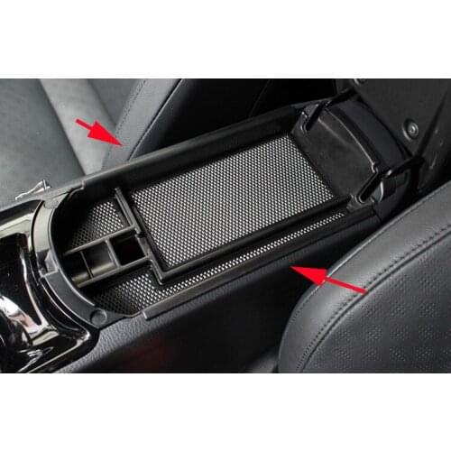 1pc For Toyota C-HR CHR 2016 17 2018 Interior Armrest Storage Box Central Console Glove Tray Holder Case Car-styling Accessories