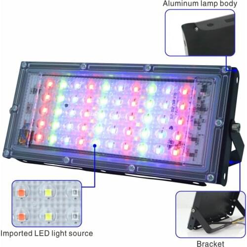 100W Led Flood Light AC 220V 230V 240V Outdoor Floodlight Spotlight IP65 Waterproof LED Street Lamp Landscape Lighting