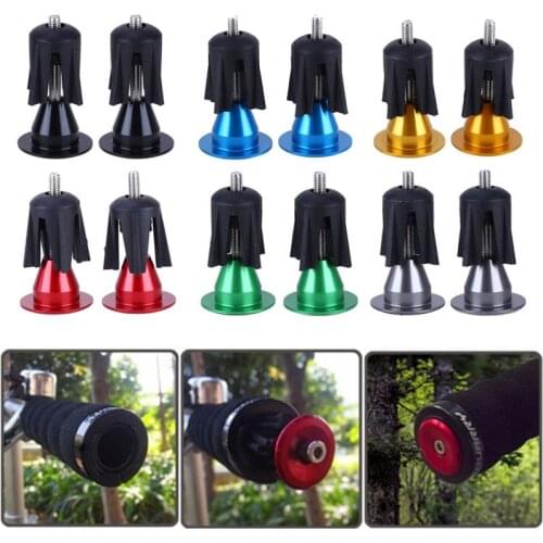 2pcs/set Bicycle Sleeve Handlebar End Plugs Lightweight Grips Cover MTB Road Bike Durable Handlebar End Plugs Handle Bar Caps
