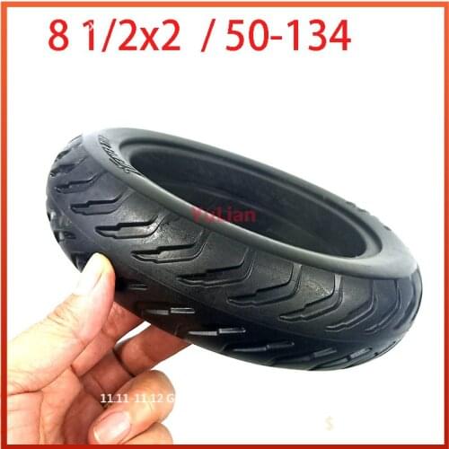 8 1/2X2 (50-134) Solid Tyre for Gas Electric Smart Electric Scooter 8.5 Inches 8.5x2 Baby Carriage Wheelbarrow Wheel Solid Tire